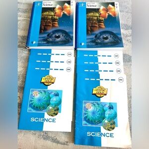 Lifepac/Alpha Omega SCIENCE Grade 1 & 2 Teacher's Ed Key & Units 4 5 6 7 8 9 10